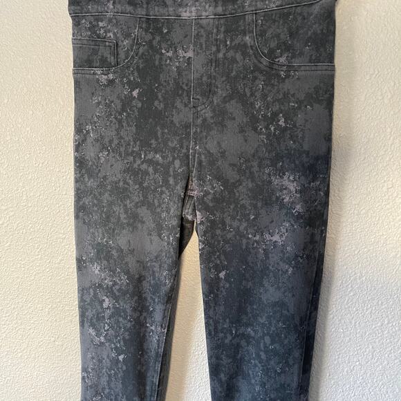 Spanx Jean-ish Ankle Length Pull on Faux Pocket Womens Jegging Leggings Medium - Picture 3 of 9